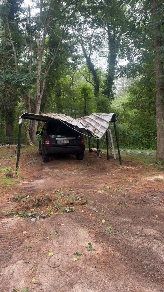 Storm Clean-up for Robery's Tree Service in West Wareham, MA