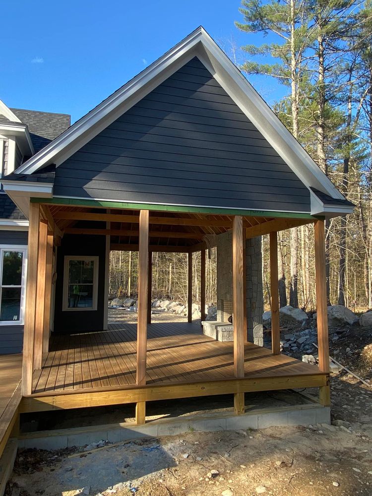 Deck Installation for Eagle Services LLC in Casco, ME