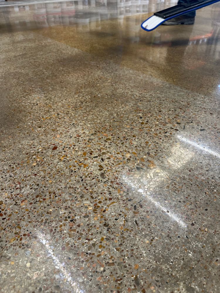 Polished Concrete  for Texas Curb N Borders in Houston, TX
