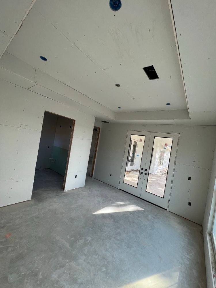 Drywall Install for Anguiano Home Renovations in Sherman, TX