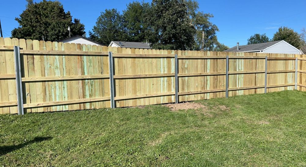 Fence Installation for Illinois Fence & outdoor co. in Kewanee, Illinois