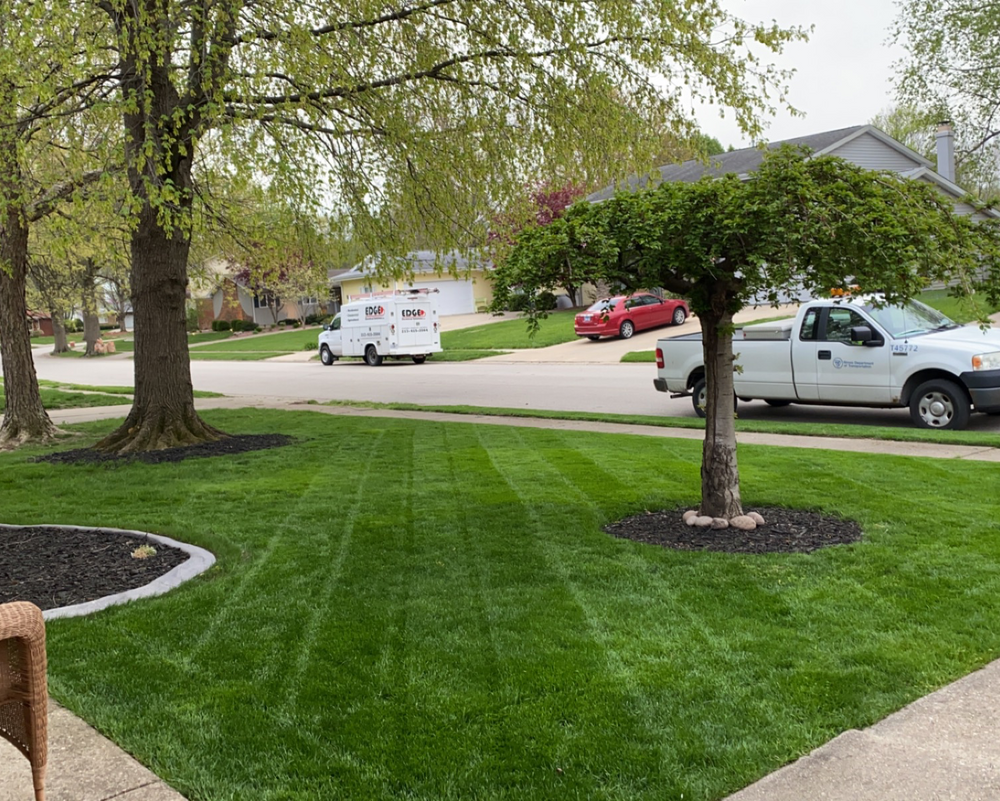 Mowing for Ashton Landscaping Co. in Springfield, Illinois