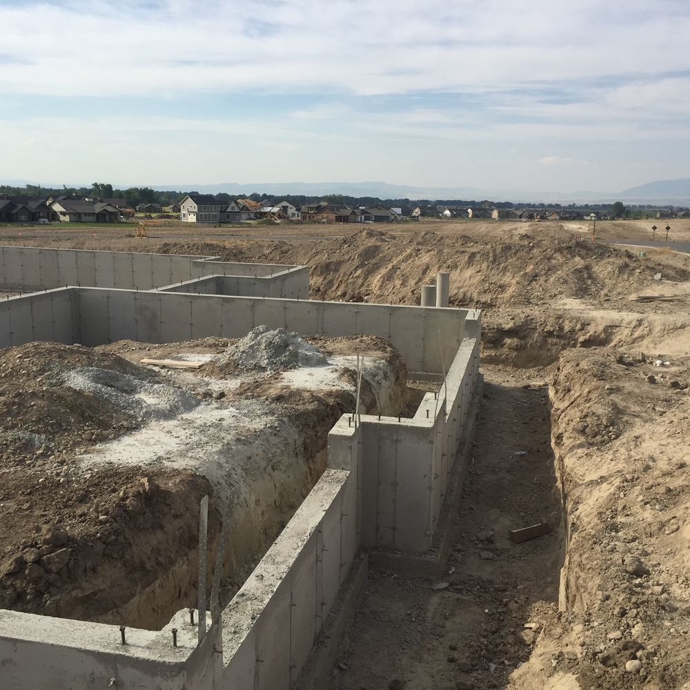 Foundations for R&H Homes in Bozeman, MT