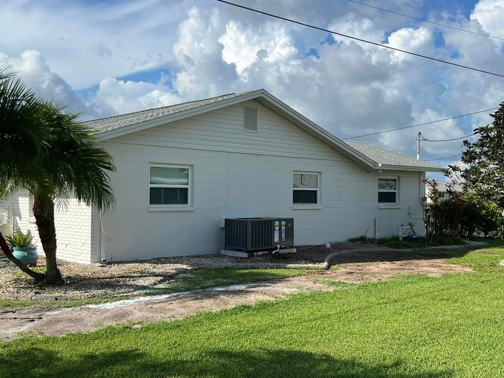 Enhance your home's curb appeal with our professional pressure washing service, effectively removing dirt, mold, and grime to revitalize exterior surfaces before painting or for a fresh clean look. for Cruz Diaz Painting LLC in Sun City Center, FL