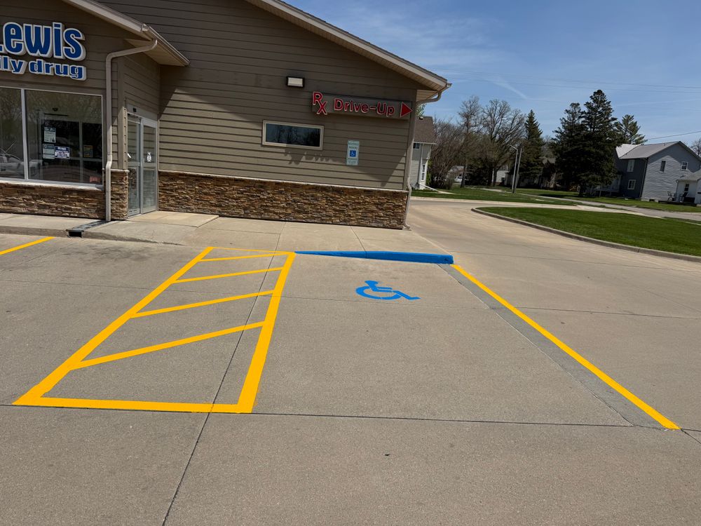 All Photos for Midwest Line Striping LLC in Spirit Lake, IA