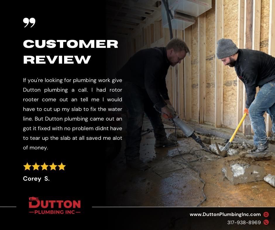 Water Heater & Tankless Water Heater Installation - Repair for Dutton Plumbing, Inc. in Indianapolis, IN
