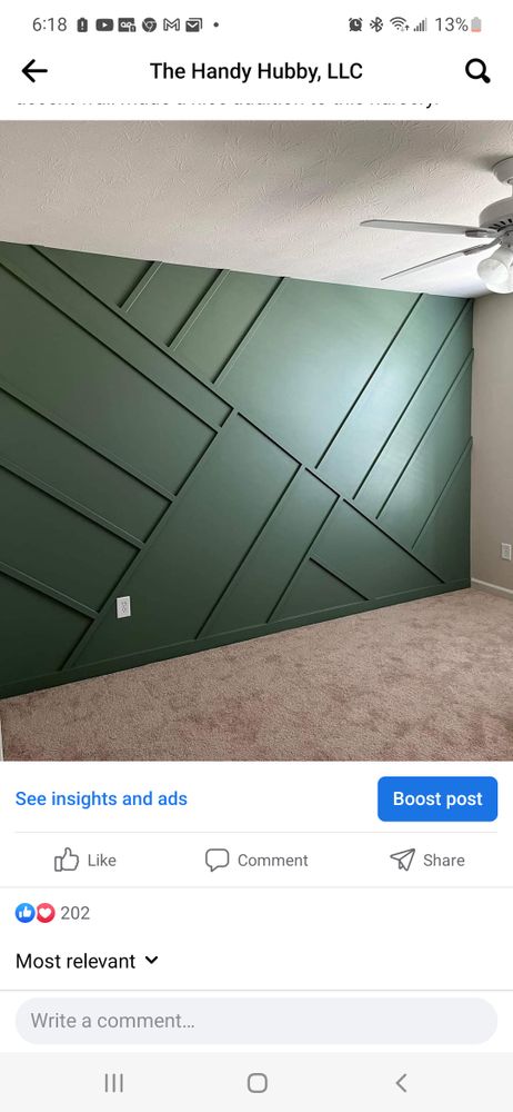 Interior Wall Designs for The Handy Hubby LLC in Fishers, IN