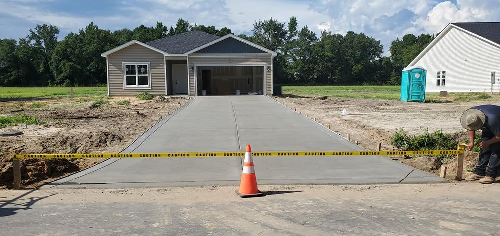 New Concrete for Herrera's Concrete & Pressure Washing Services in Fayetteville, NC