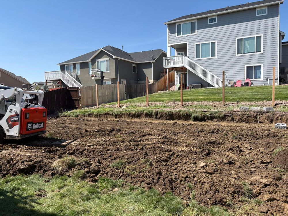 Our site preparation service clears, grades, and stabilizes your property before concrete installation, creating a solid foundation that improves drainage, prevents settling issues, and ensures long-lasting results for homeowners. for Acorn Construction & Contracting in Colorado Springs, CO
