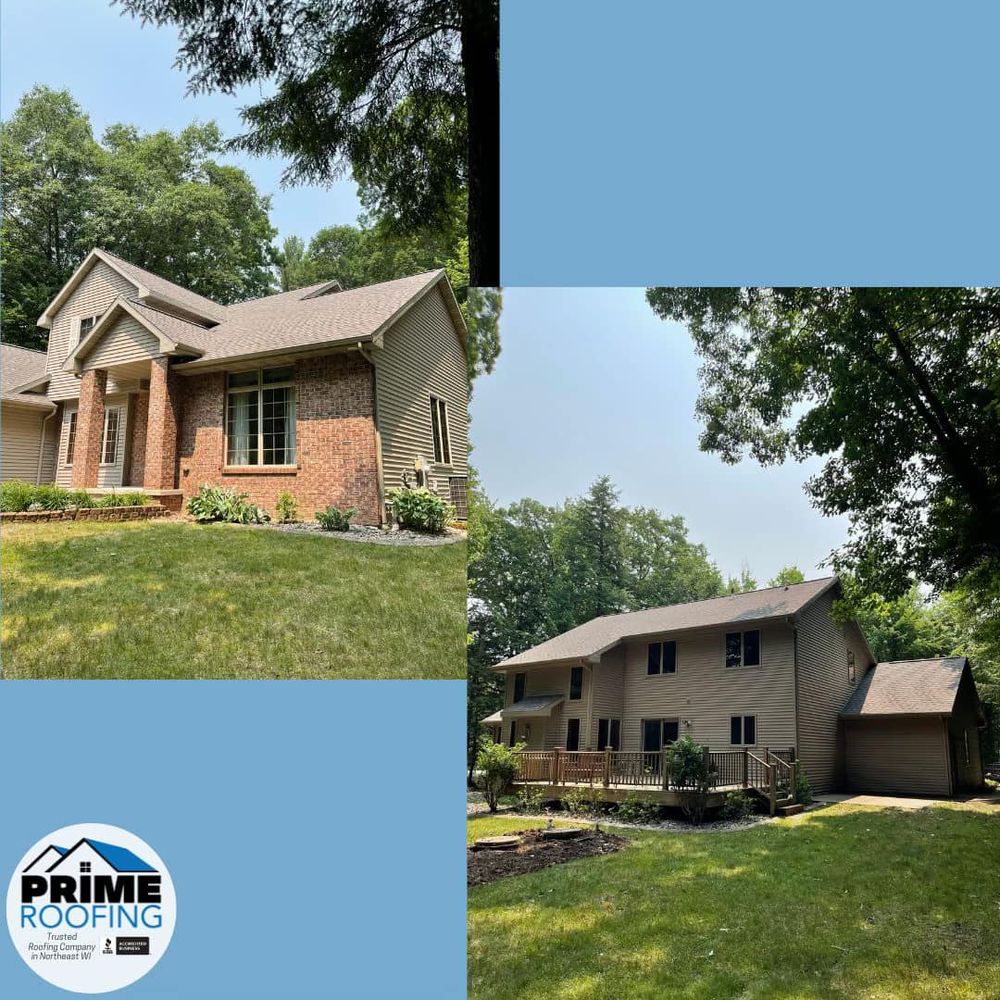 Roofing for Prime Roofing LLC in Menasha, WI