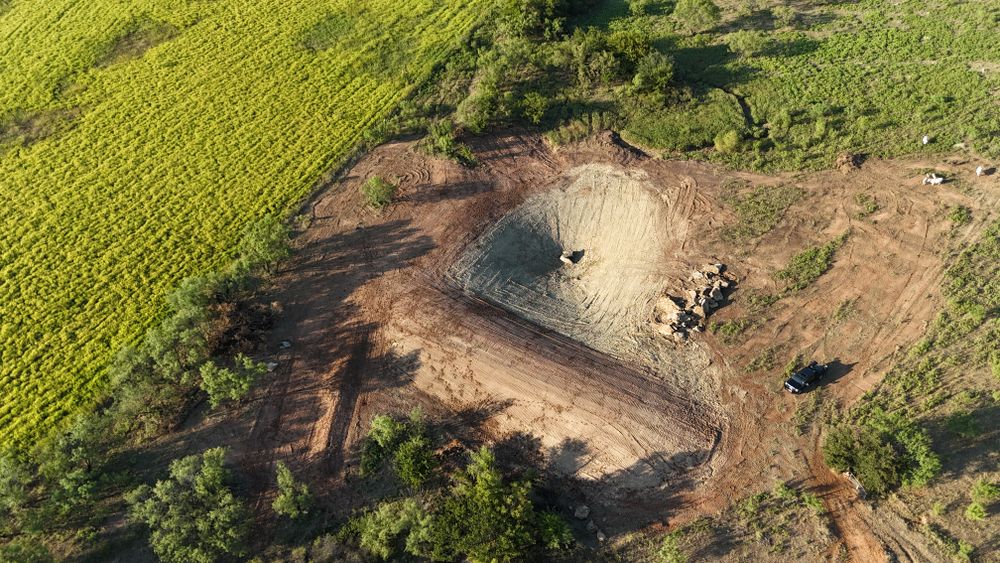 Pond and Lake for South Prairie Construction in Graham, TX
