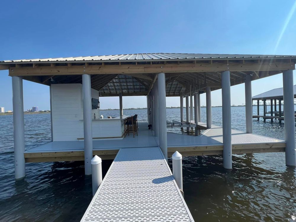 Custom Piers for Gilley Marine Construction in Ono Island, AL