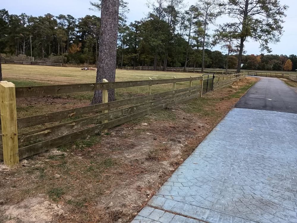 4 ft wood fencing  for Fence Masters in Gloucester County, VA