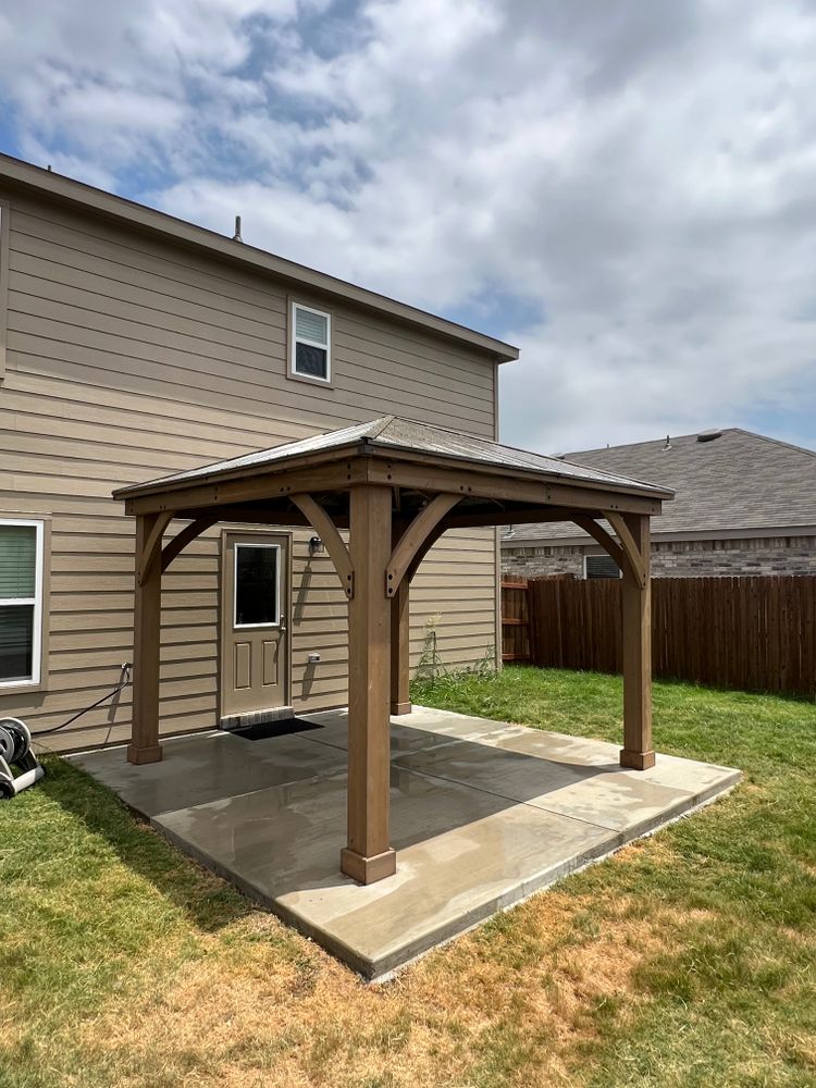 Gazebos  for BW Concrete Contracting LLC in Fort Worth, TX