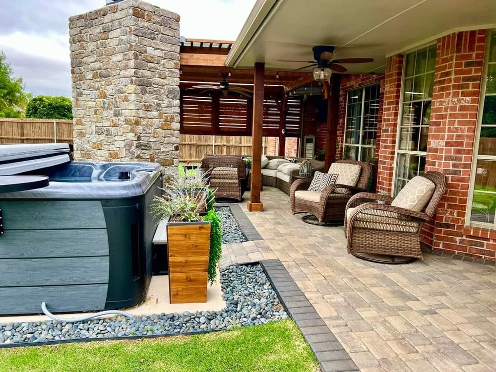 Patios and Hardscapes for DeLoera Total Lawncare in Oklahoma City, Oklahoma