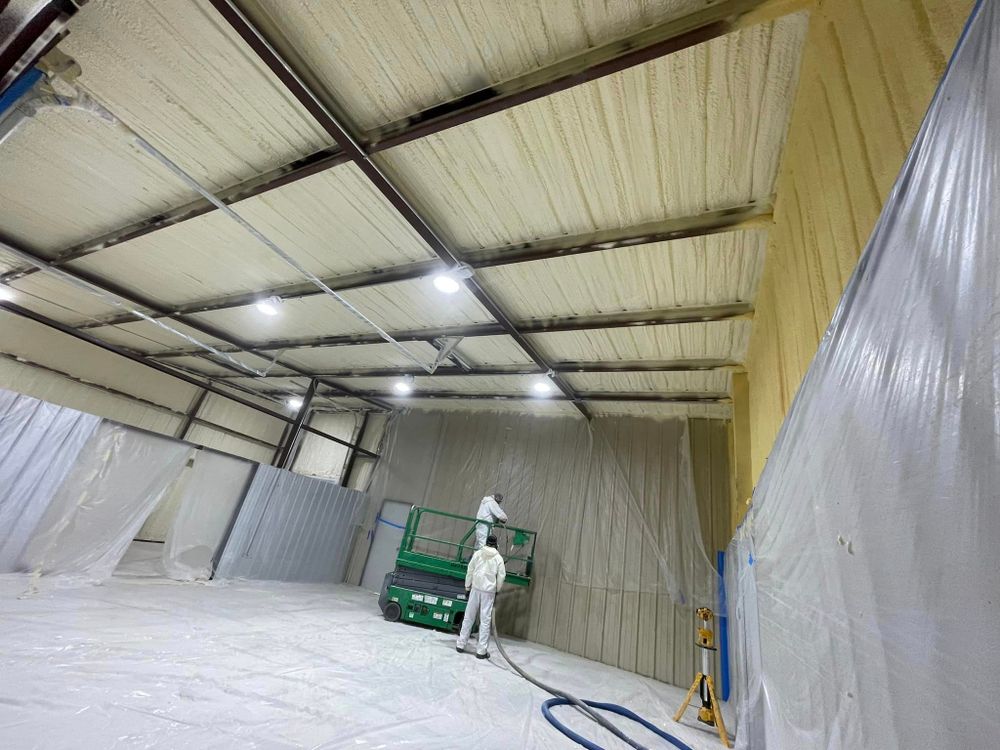 Our spray foam insulation service provides an energy-efficient solution for sealing cracks and gaps in your home, ensuring maximum comfort and savings on heating and cooling costs. for White's Contracting LLC in Mount Pleasant, Texas