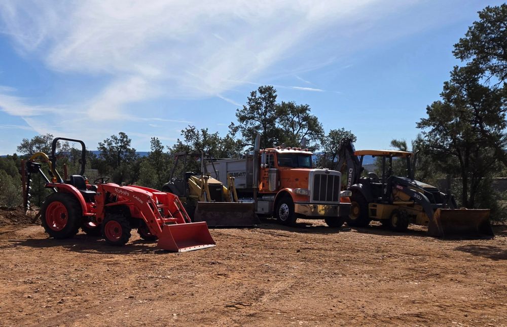Discover what land clearing entails with our expert service, where we safely and efficiently remove unwanted vegetation and debris to prepare your property for development or landscaping projects. for Rocky Pine Dirt & Aggregate in Kingman, AZ
