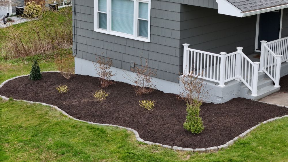 Landscape & Bed Design for Ace Landscaping in Trumbull, CT