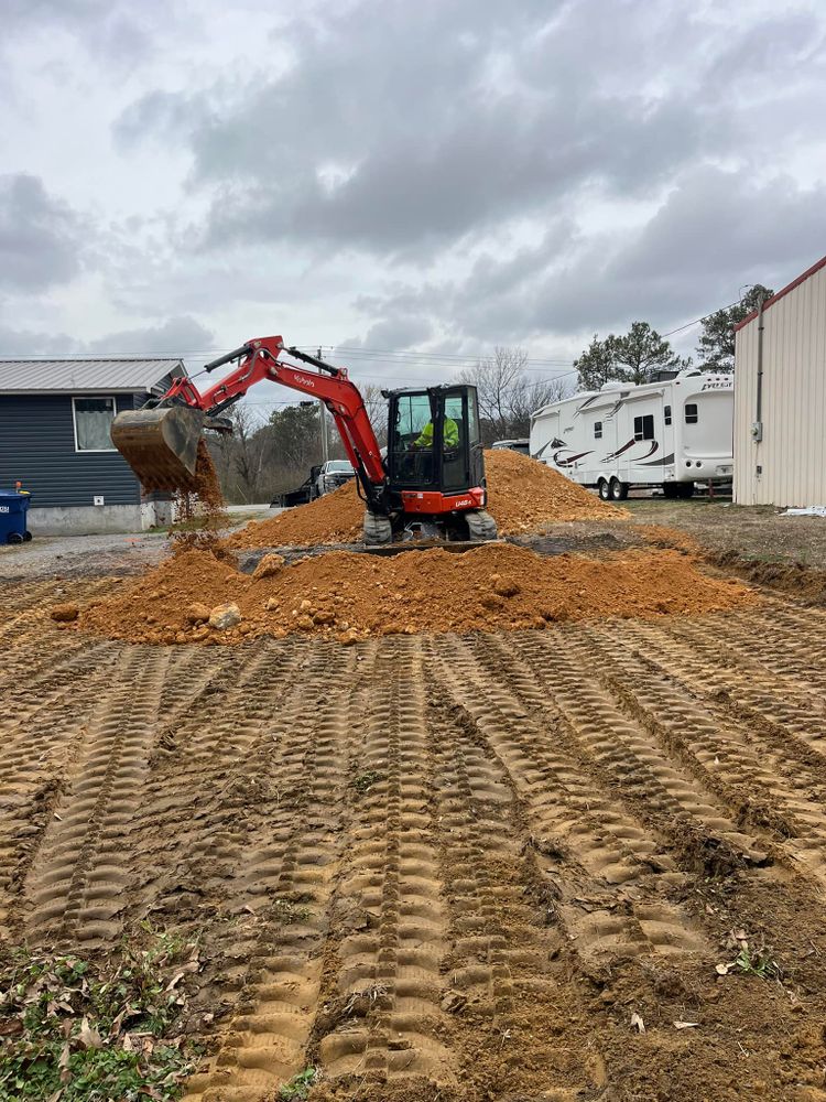 Excavation for Collins Constructors in Fyffe, AL