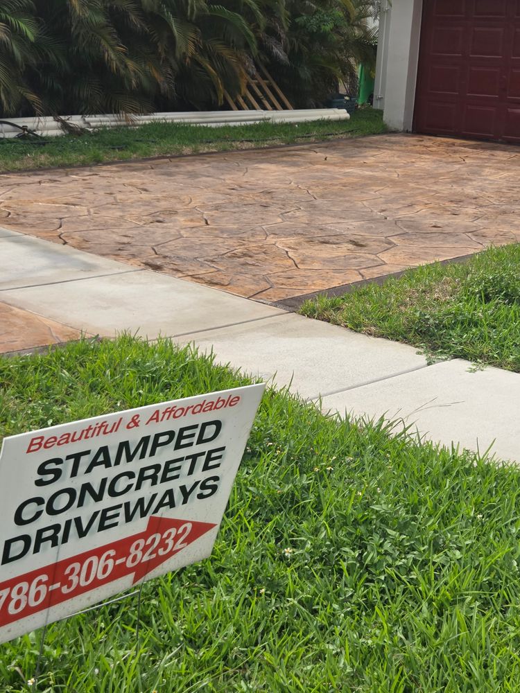 All Photos for Beautiful and Affordable Stamped Concrete by Lauderdale Concrete LLC in Sunrise, FL