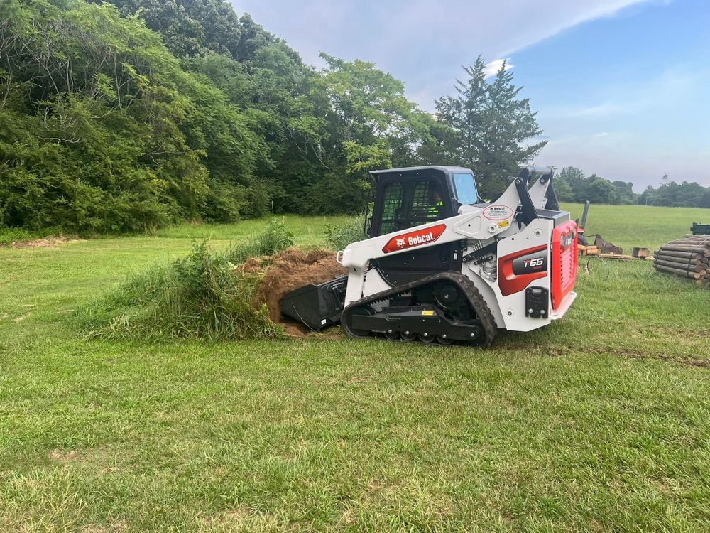Our Site Preparation service ensures your project begins on a solid foundation with efficient land clearing, grading, and excavation tailored to prepare any site for safe and successful construction. for Advantage Rental And Services in Youngsville, NC