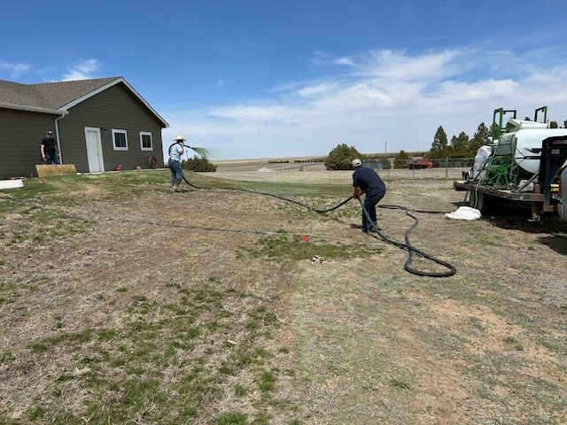 Transform your lawn with our professional hydroseeding service—an efficient and cost-effective process that combines seed and mulch to promote rapid growth for a lush, green yard in no time. for Fair Weather, Inc in La Junta, CO