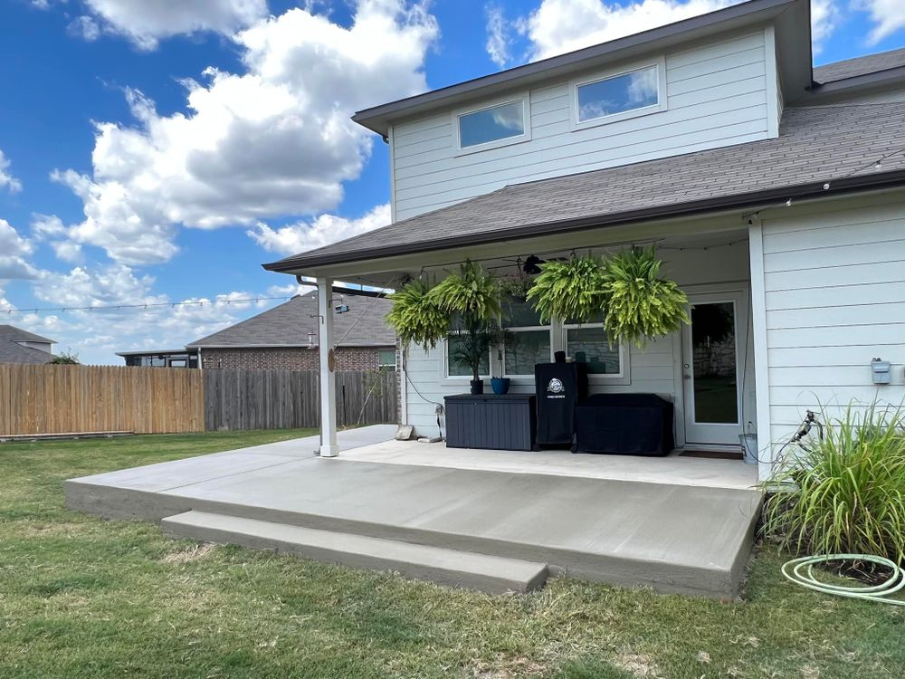 Residential Concrete for AJ’s Concrete in Hutto, TX