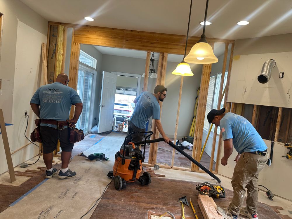 Parkside - deck & kitchen for Thomas J. Gorman Construction in Middletown, DE