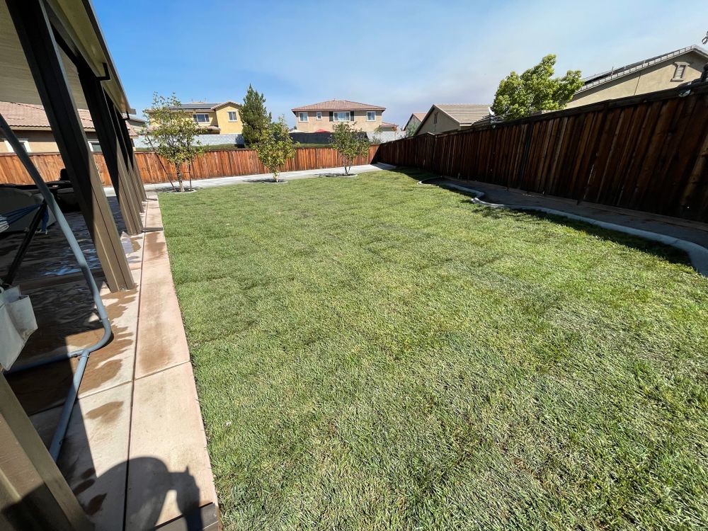 Sod Installations for Aidan Jade Landscaping in Riverside County, CA