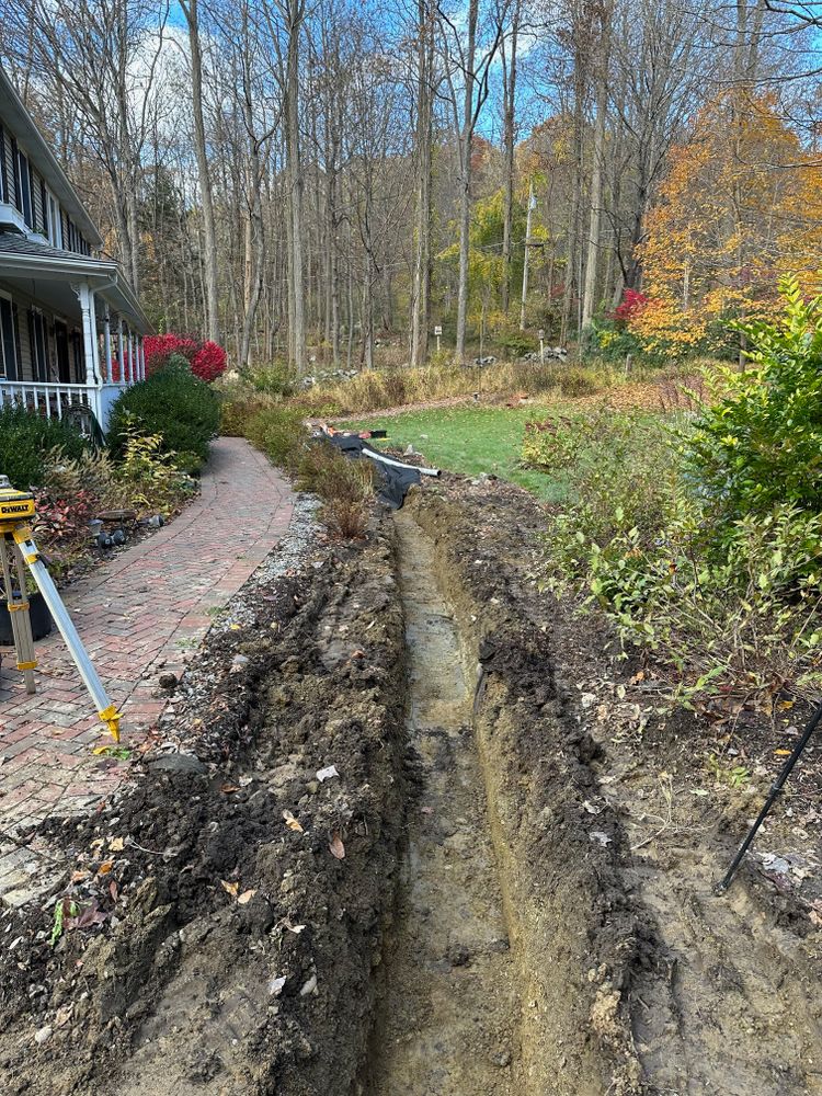 Drainage & Excavation for NK Landscaping LLC in Dutchess County, NY