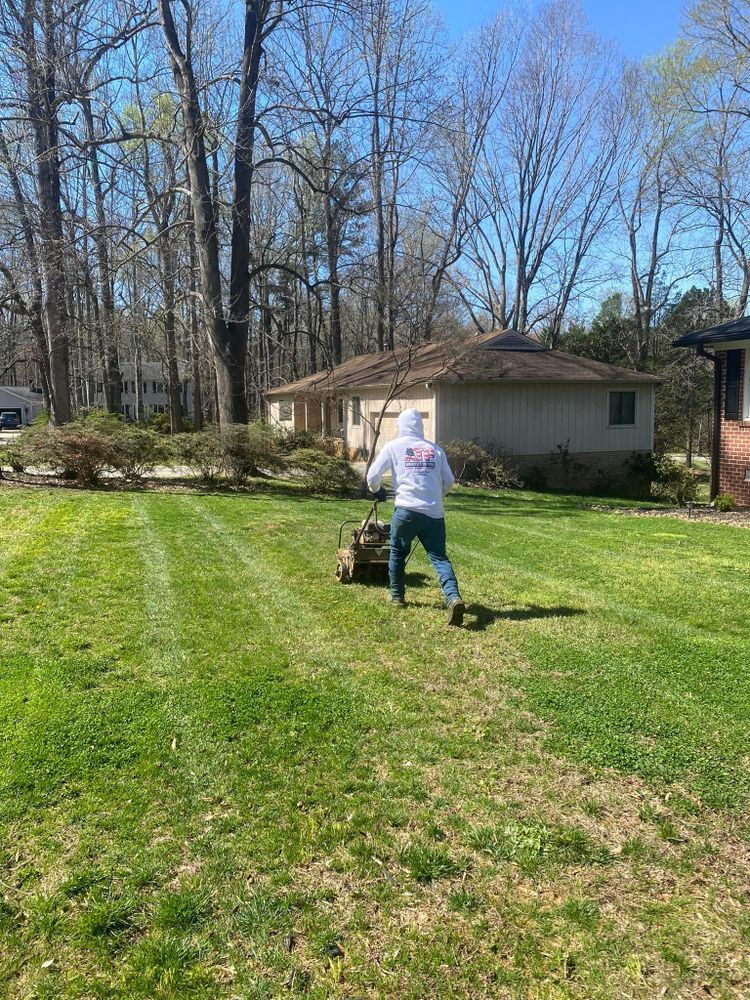 Mulching for America's Top Pick Lawn & Landscaping in Gastonia, NC