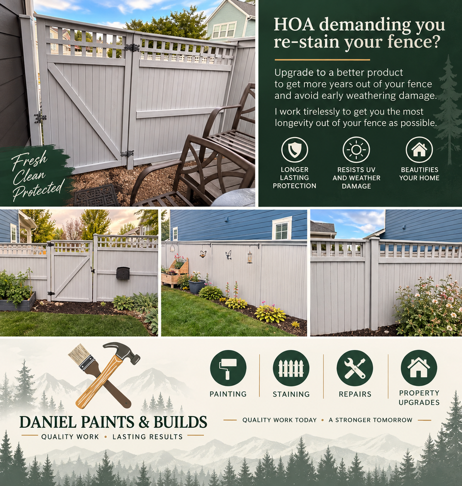 Exterior Painting gallery for Daniel Paints & Builds in Sandy, UT