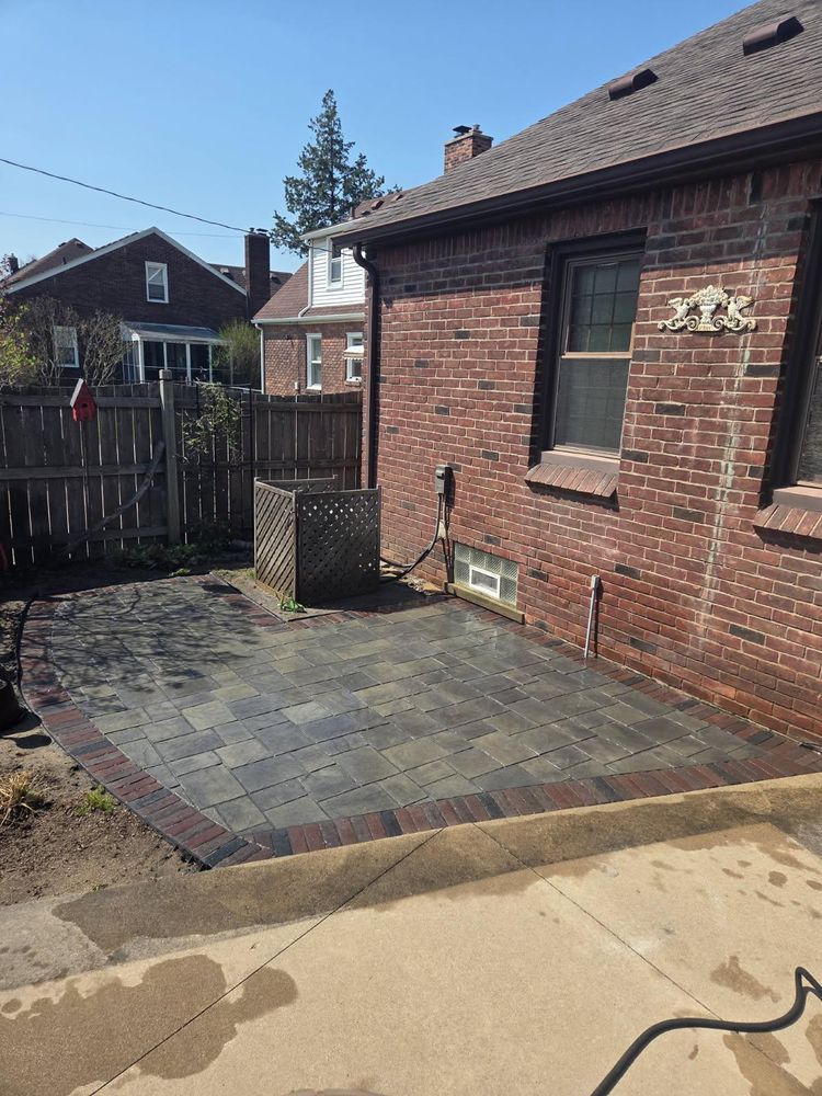 Paver Patio Design & Construction for Humphries Hardscape - Pavers and Landscaping in Wyandotte, MI