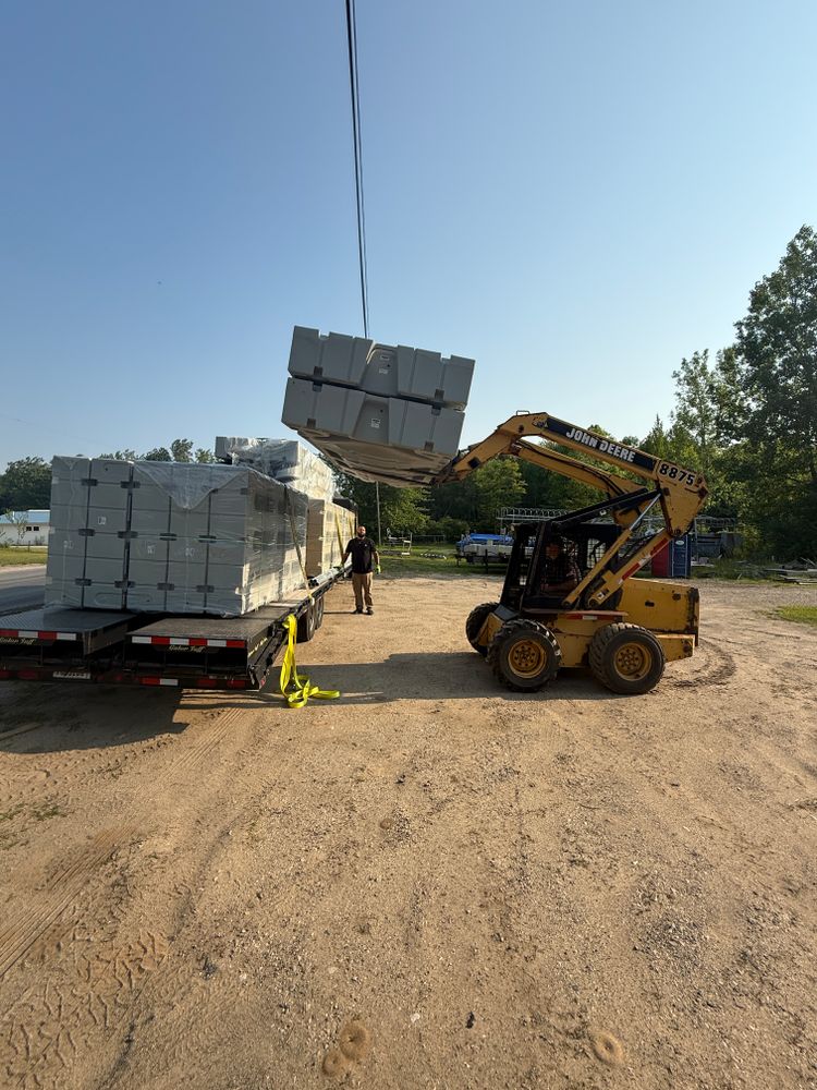 Boat lift Installation for Wagner's Lift & Dock Shop LLC in Watervliet, MI