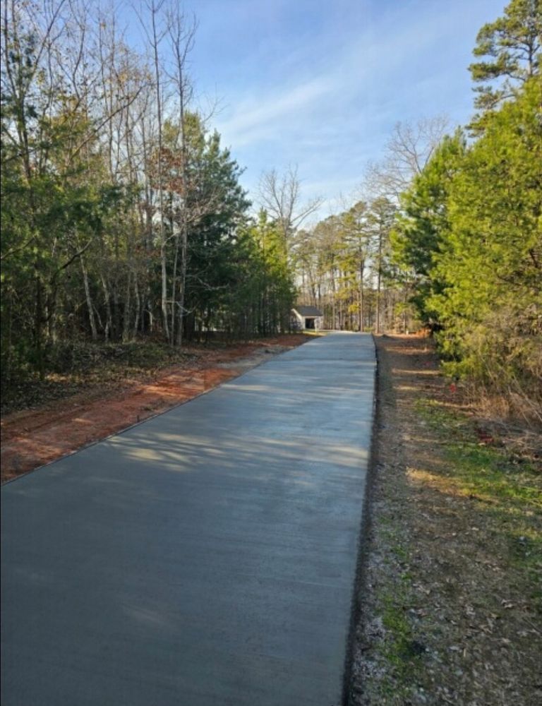 Concrete  for D&D Unlimited Landscaping in Hartwell, GA