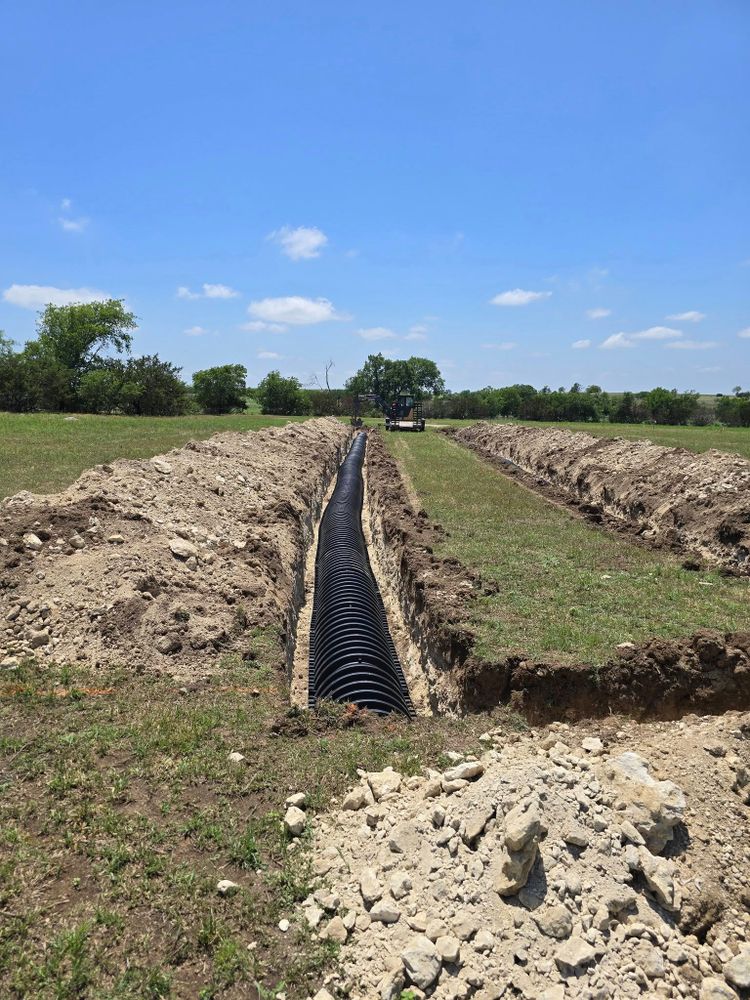 Septic System Installation for Evant Backhoe & Construction in Evant, TX