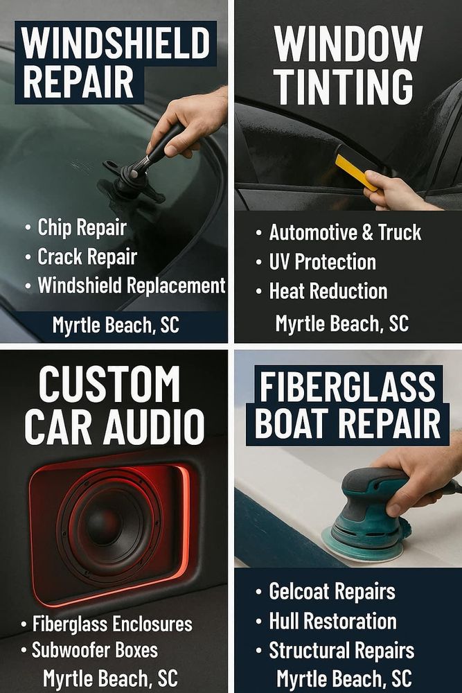 Windshield Repair for Apex Windshield Repair & Window Tinting Myrtle Beach in Myrtle Beach, SC
