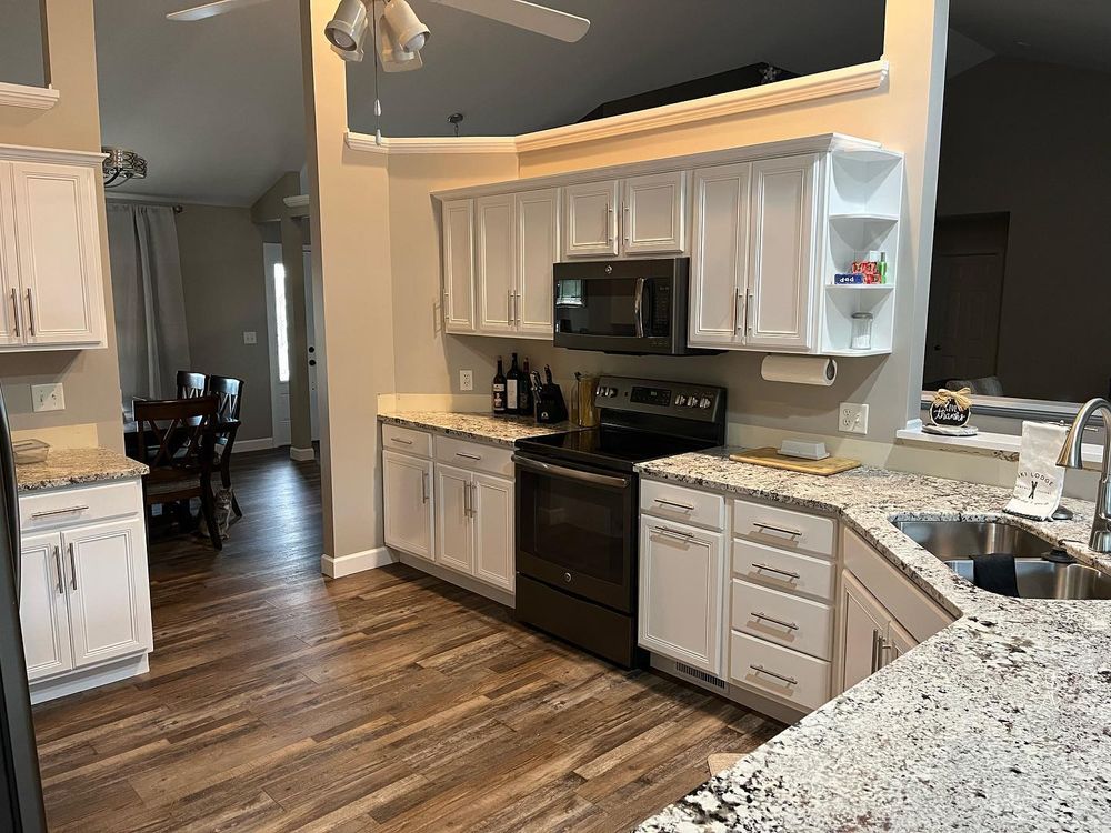 We offer a professional, affordable kitchen cabinet painting service that will transform your existing kitchen cabinets into beautiful, updated features in your home. for LOCKWOOD FINISHES in Springfield, IL