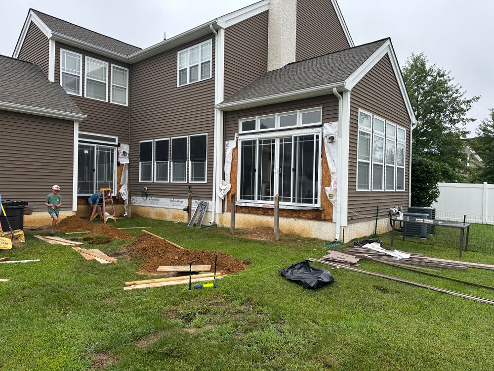 Parkside - deck & kitchen for Thomas J. Gorman Construction in Middletown, DE
