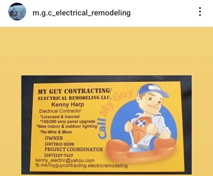 All Photos for My Guy Contracting/Electrical Remodeling LLC. in Philadelphia, PA