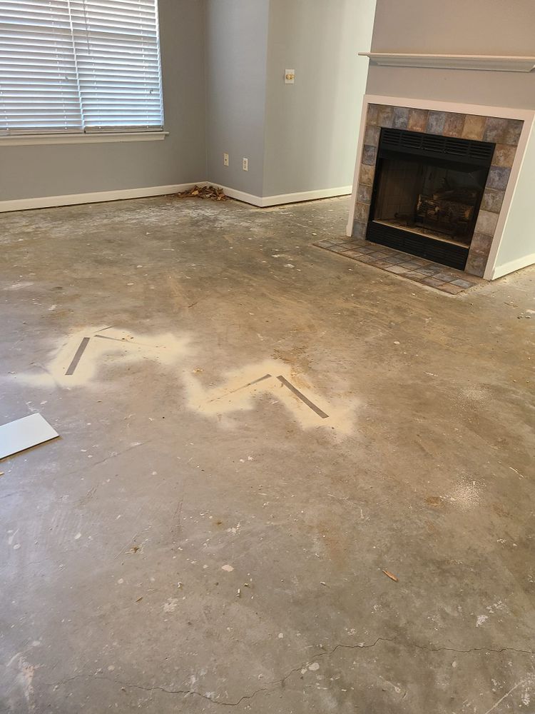 Our Demolition service effectively and safely removes old flooring, ensuring a clean slate for our expert team to install beautiful new flooring of your choice. for Amazing Flooring LLC in Bluffton, SC