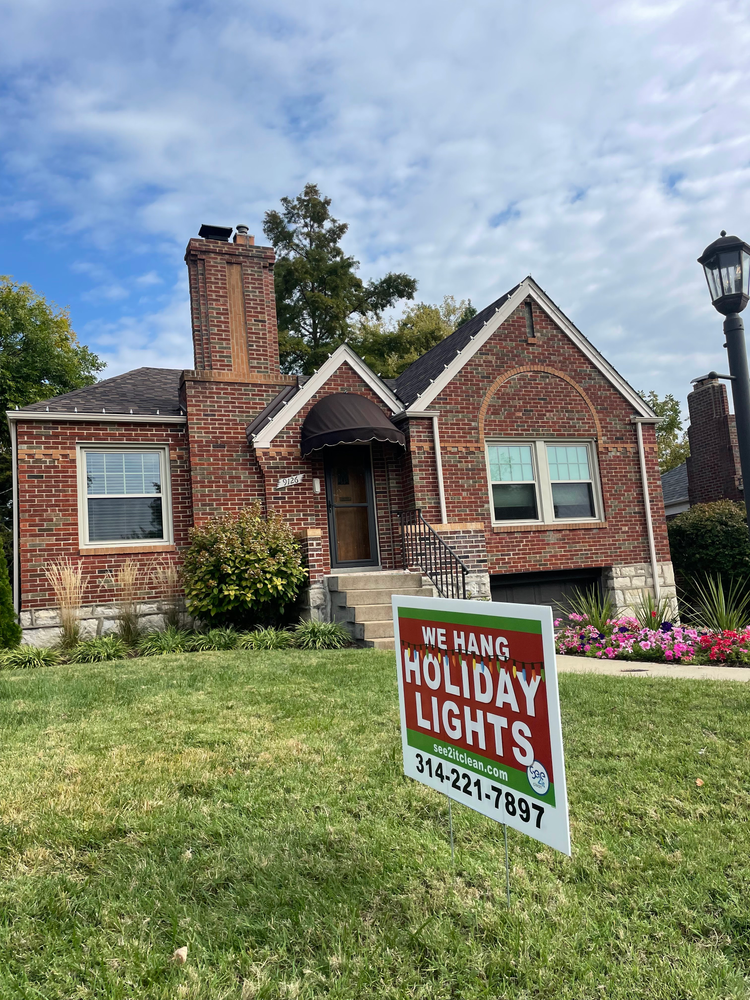 Transform your home for the holidays with our expert Christmas Lights service. We professionally install, maintain, and remove lights to ensure a sparkling and stress-free festive season for you. for See2it Clean in St Louis, MO