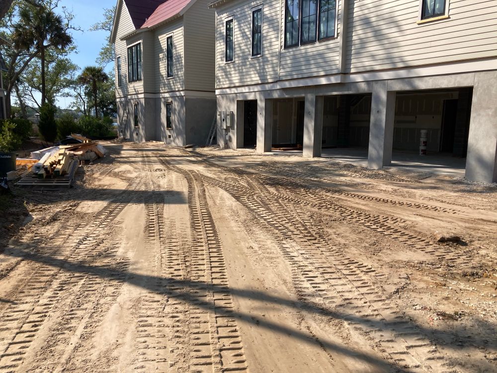 Grading for CW Earthworks, LLC in Charleston, South Carolina