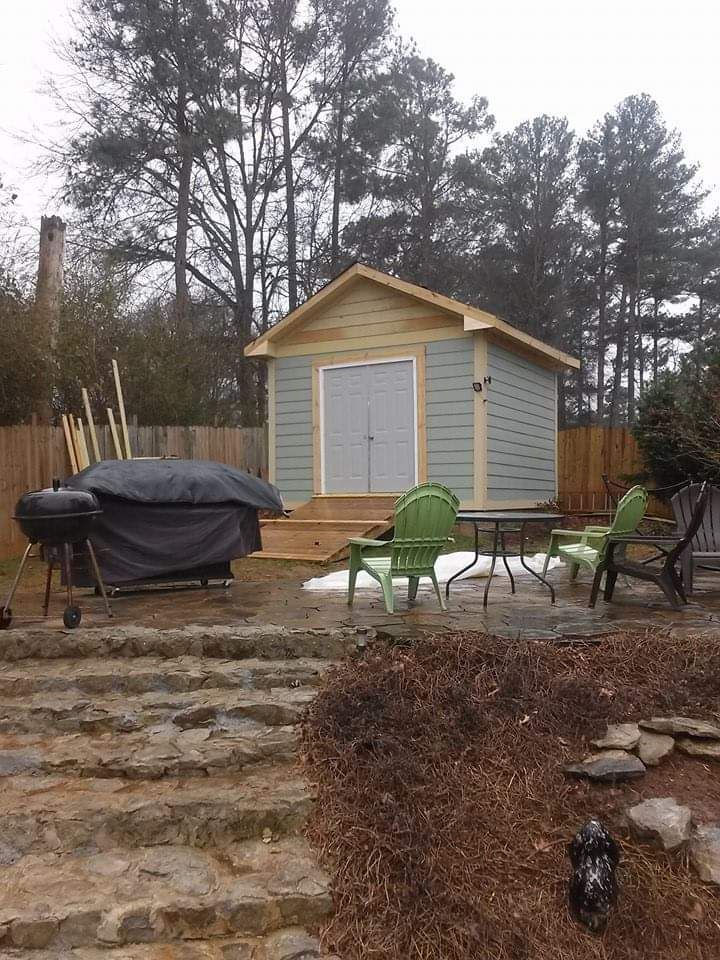 Sheds and garages for Rick's creative home improvement and repair in Atlanta, GA