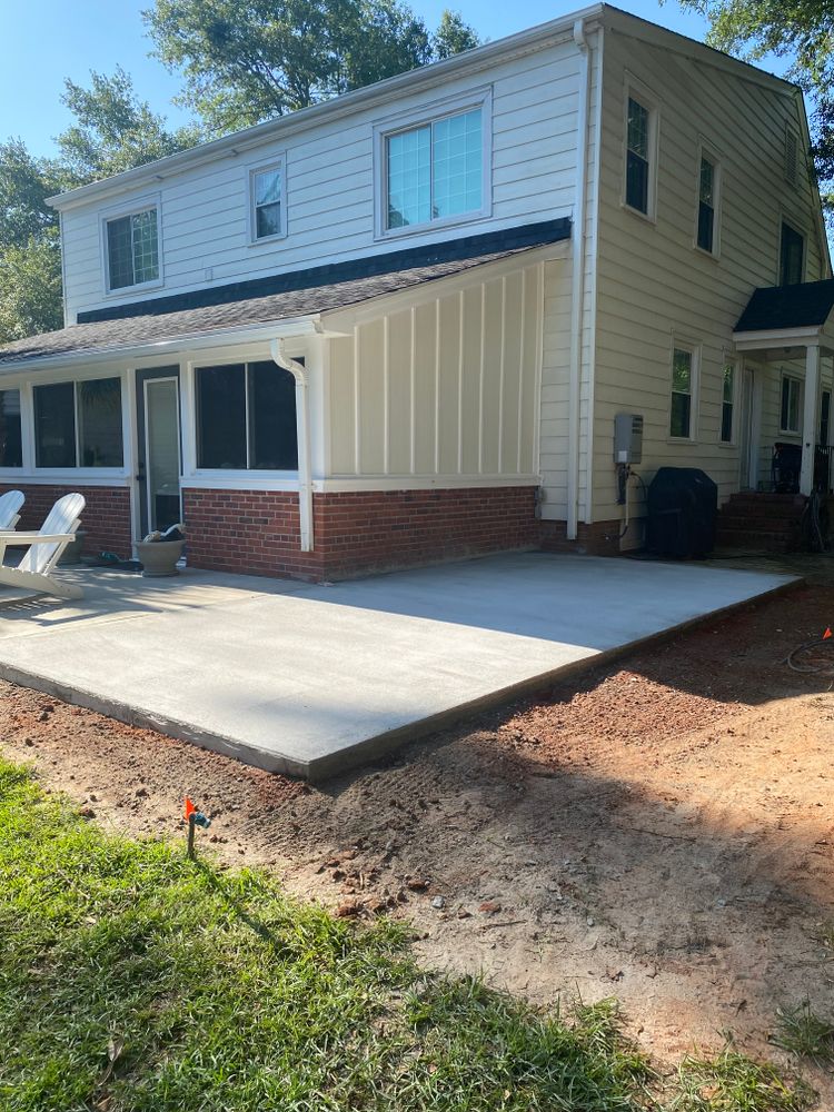 Discover what concrete can do for your home with our expert services, offering durable, versatile solutions for patios, driveways, and sidewalks that enhance aesthetics and increase property value. for DuBose Outdoor Services in Sumter, SC