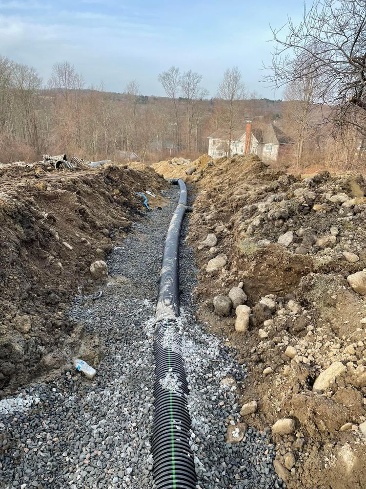 Excavating for CS Property Maintenance in Middlebury, CT