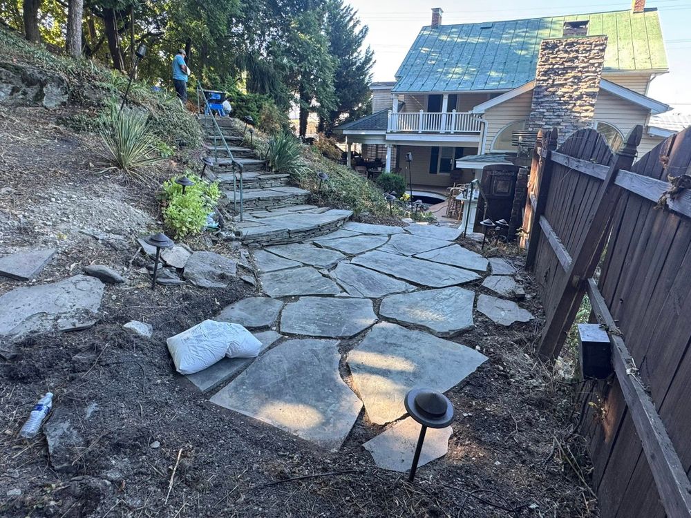 Transform your outdoor space with our expert Hardscape Installation service, offering customized patios, walkways, and retaining walls designed to enhance aesthetics and functionality while increasing property value. for Inestroza Landscaping in Westminster, MD