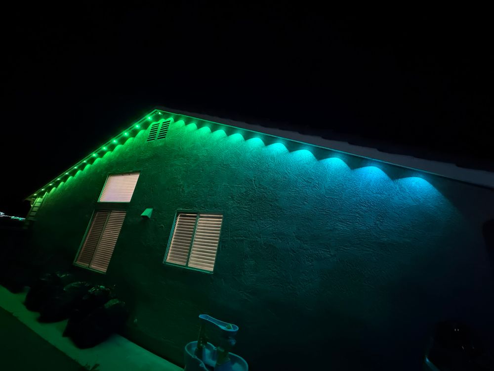 Permanent lighting for GGG Home Services in San Jose, CA