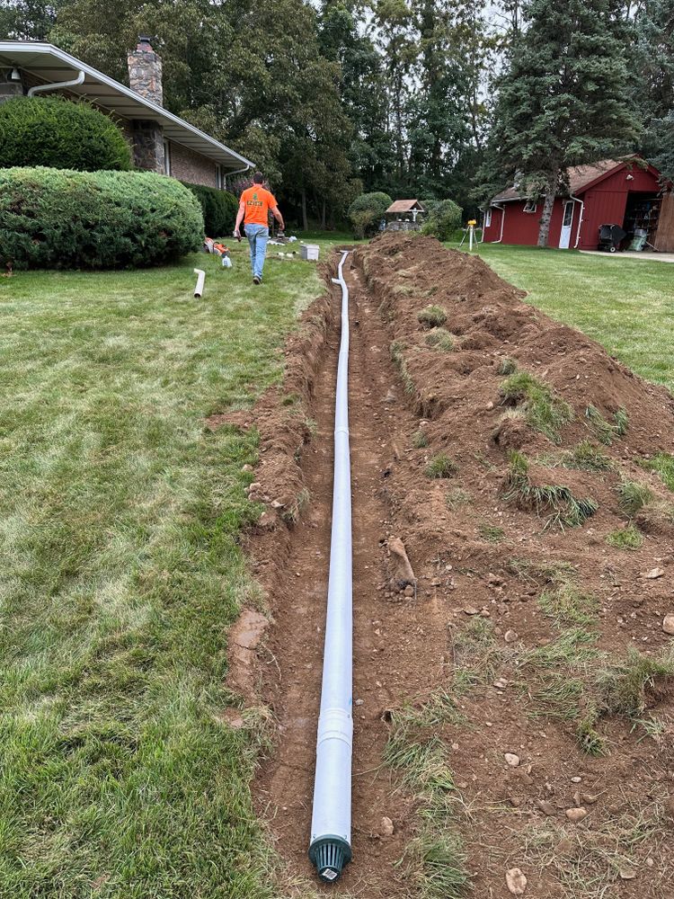 Drainage & Excavation for NK Landscaping LLC in Dutchess County, NY