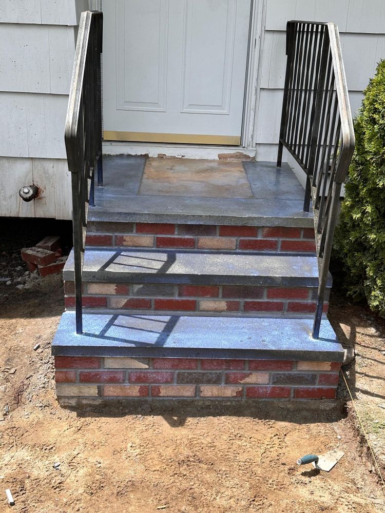 Step/stairs repairs and rebuilds for All For U Roofing & Masonry in Boston, MA